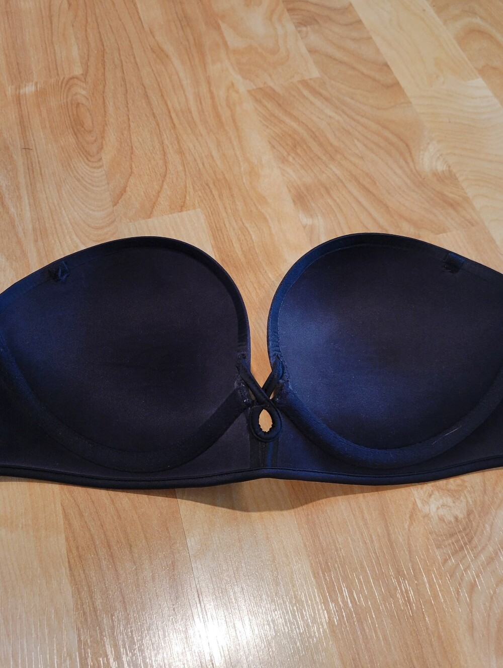 Victoria's Secret Bombshell Padded Strapless Black Push-Up Bra Size 36B - Picture 9 of 10